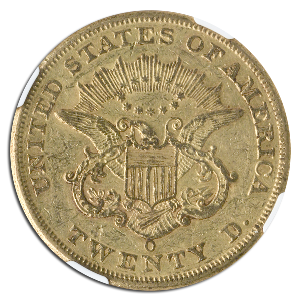 1852-O $20 Liberty NGC 1852-O $20 Liberty NGC
