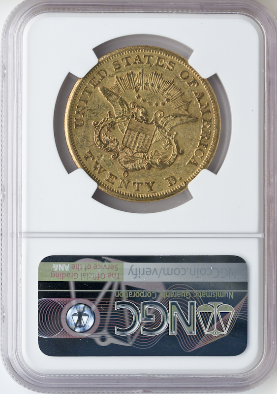 1852-O $20 Liberty NGC 1852-O $20 Liberty NGC