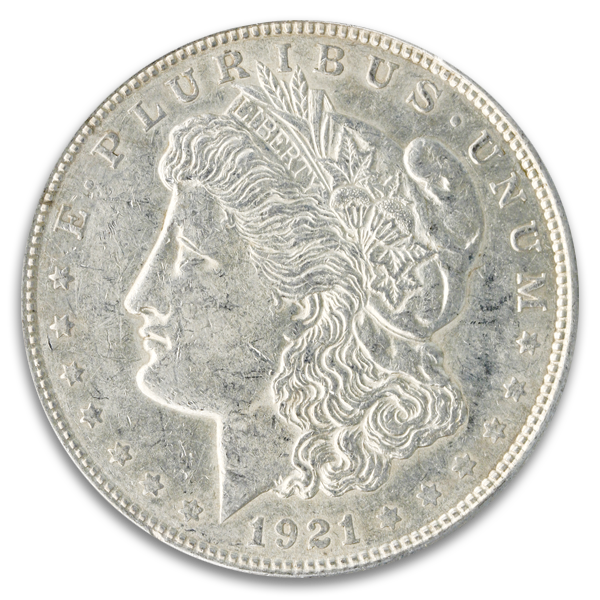 1921 Morgan Silver Dollar BU