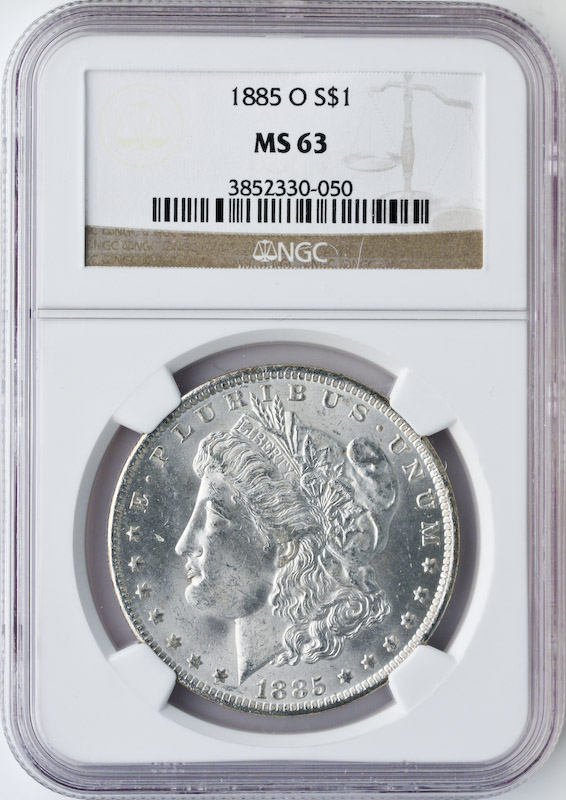 Morgan and Peace $1 Set NGC MS63 (Dates/Types Vary)