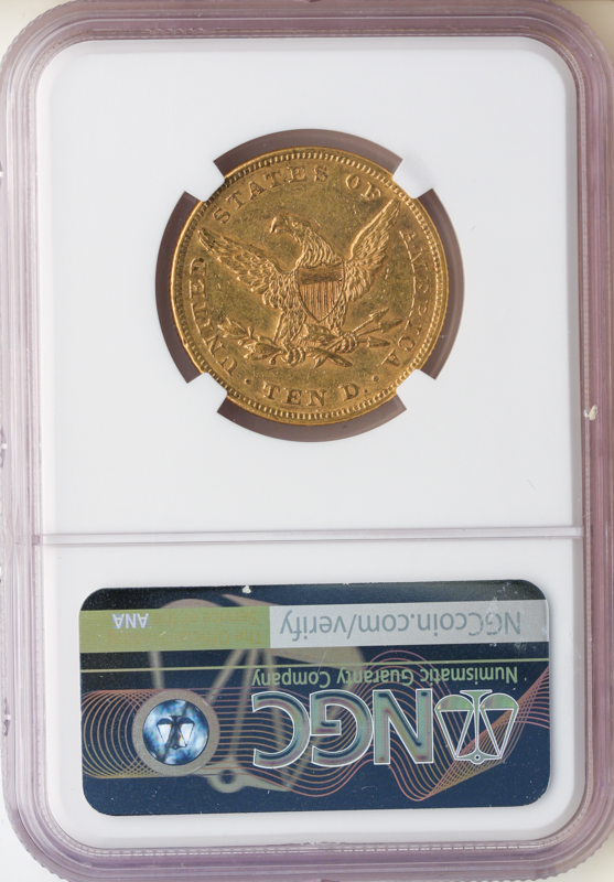 1861 $10 Liberty NGC AU58 CAC 1861 $10 Liberty NGC AU58 CAC