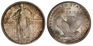 Standing Liberty Quarter Dollar 1916