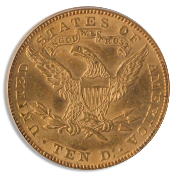 1887 $10 Liberty PCGS MS62 CAC