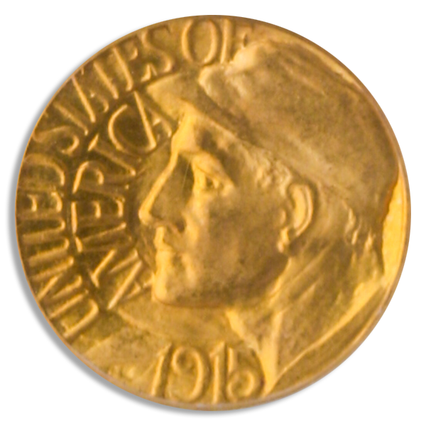 1915-S Panama Pacific Gold Commemorative $1 PCGS MS66
