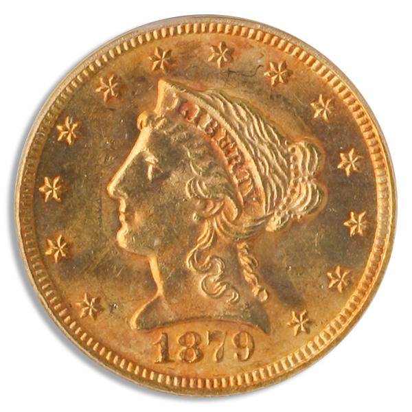 1879 $2 1/2 Liberty PCGS MS63 1879 $2 1/2 Liberty PCGS MS63