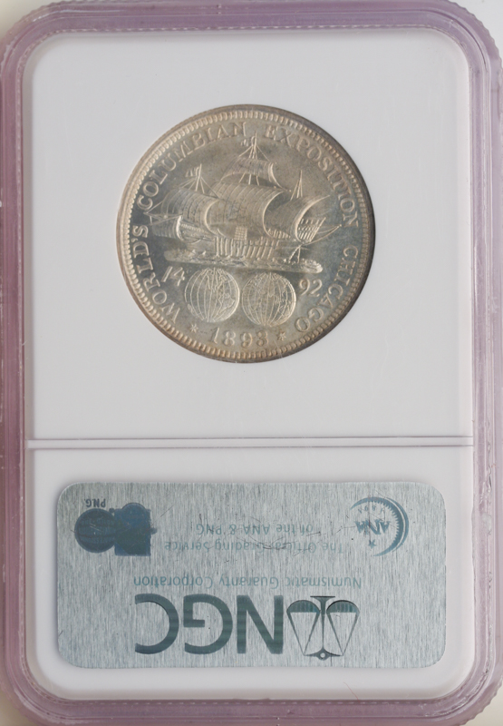 1893 Columbian Expo Half Dollar NGC MS65 1893 Columbian Expo Half Dollar NGC MS65