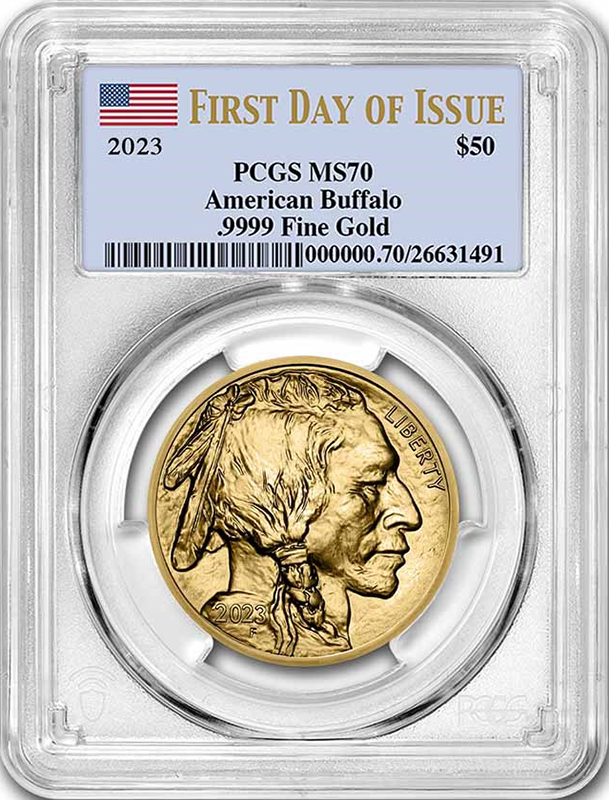 2023 1 oz Gold Buffalo PCGS MS70 First Strike 2023 1 oz Gold Buffalo PCGS MS70 First Strike