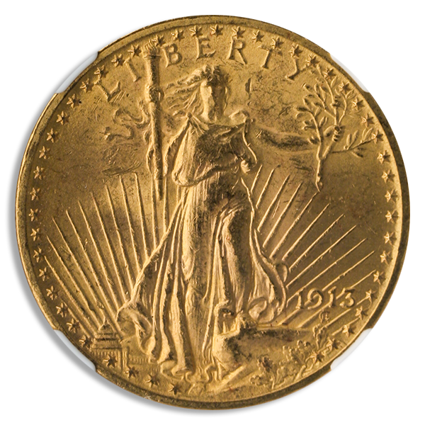 1913 $20 Saint Gaudens NGC MS64