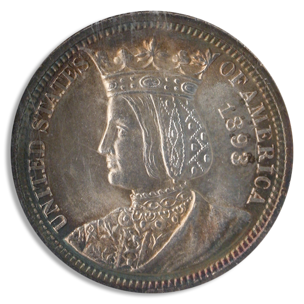 1893 Isabella Quarter NGC MS64 1893 Isabella Quarter NGC MS64