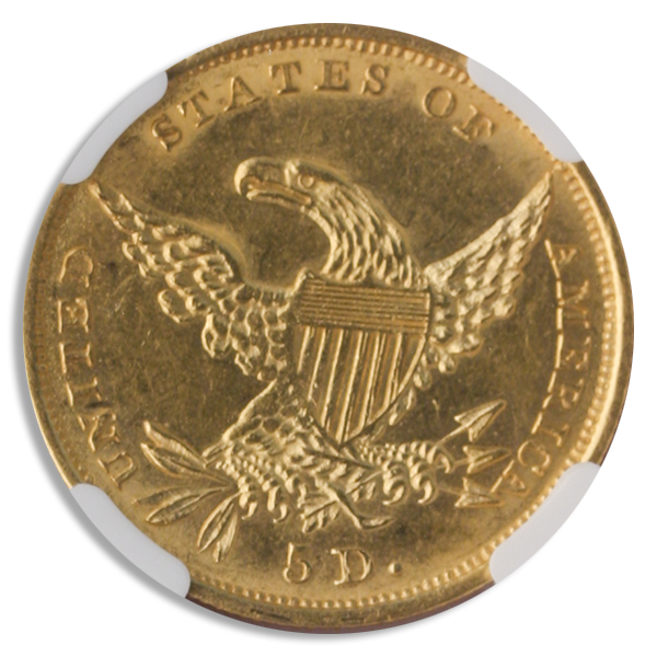 1834 $5 Classic Plain 4 NGC MS61 CAC 1834 $5 Classic Plain 4 NGC MS61 CAC