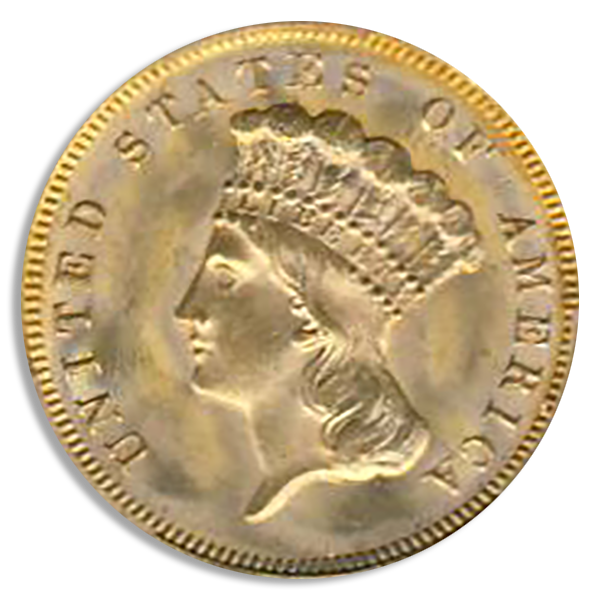 1878 $3 PCGS MS65 CAC 1878 $3 PCGS MS65 CAC