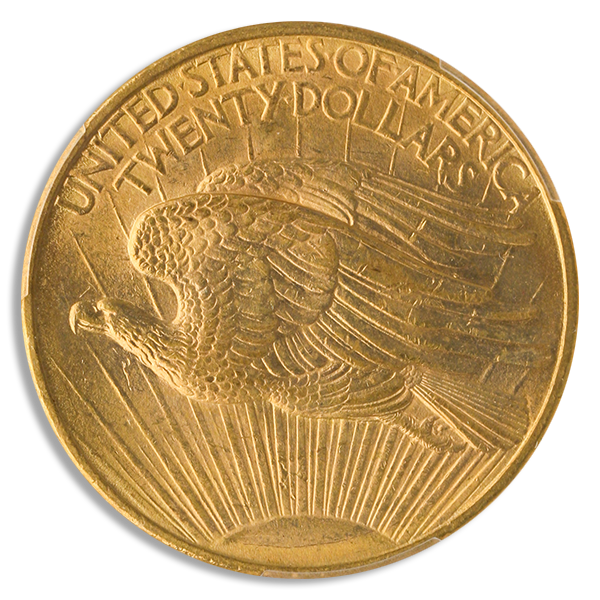 1908-D $20 Saint Gaudens No Motto PCGS MS63 1908-D $20 Saint Gaudens No Motto PCGS MS63