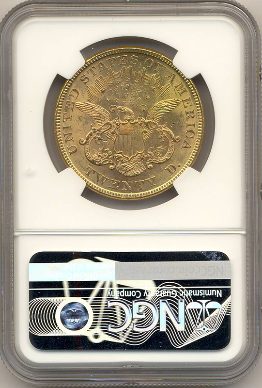 1876 $20 Liberty NGC MS62 CAC 1876 $20 Liberty NGC MS62 CAC
