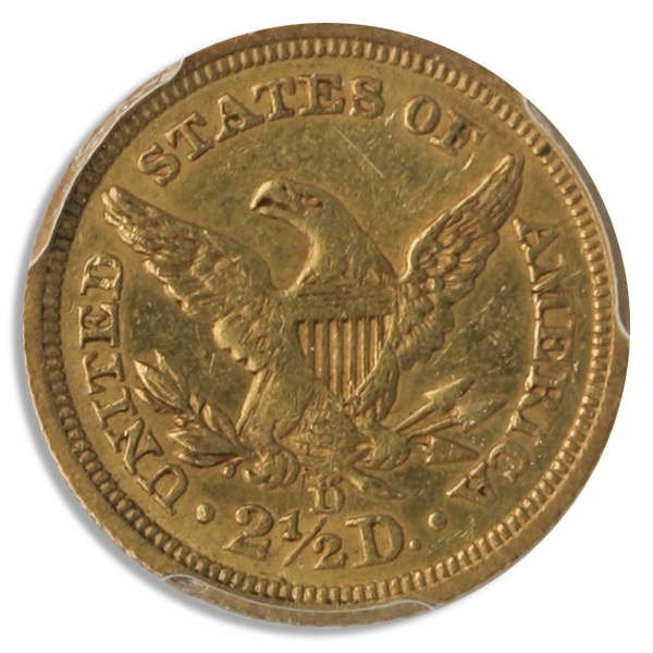 1841-D 42.50 Liberty PCGS AU50 CAC