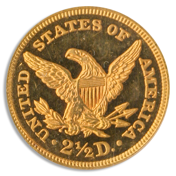 1848 $2.50 Liberty PCGS PR62 CAC