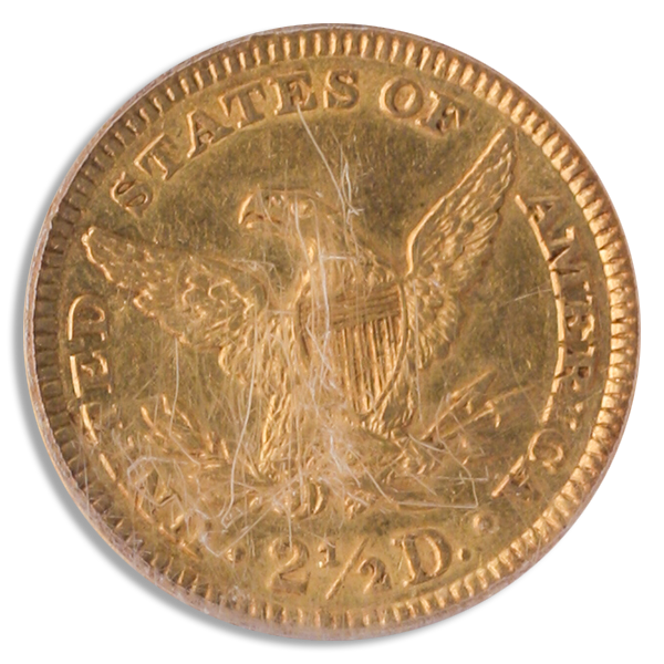 1860 $2.50 Liberty PCGS AU53 CAC