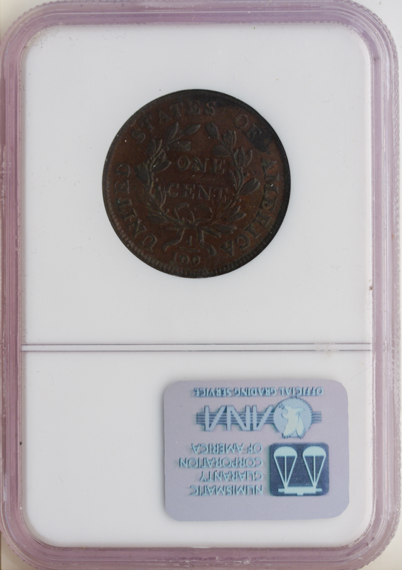 1803 Draped Bust Small Cent Small Fraction NGC XF45 CAC 1803 Draped Bust Small Cent Small Fraction NGC XF45 CAC