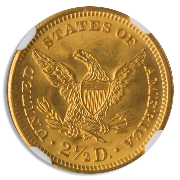 1905 $2 1/2 Liberty NGC MS67