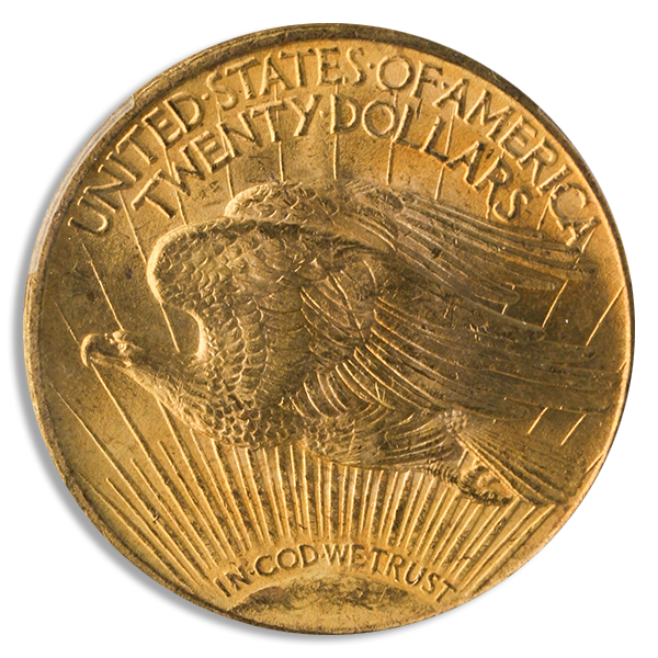 1914-S $20 Saint Gaudens PCGS MS64