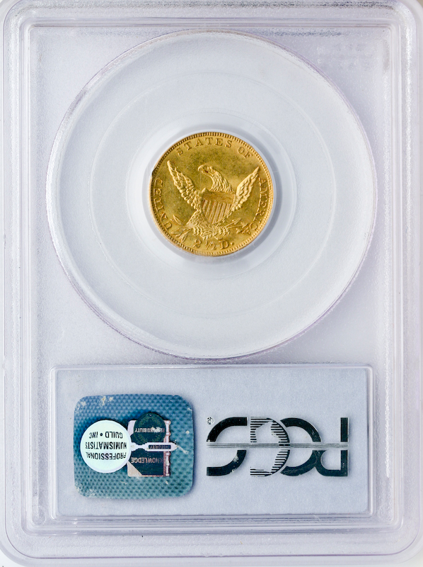 1836 $2 1/2 Classic PCGS MS63 CAC 1836 $2 1/2 Classic PCGS MS63 CAC