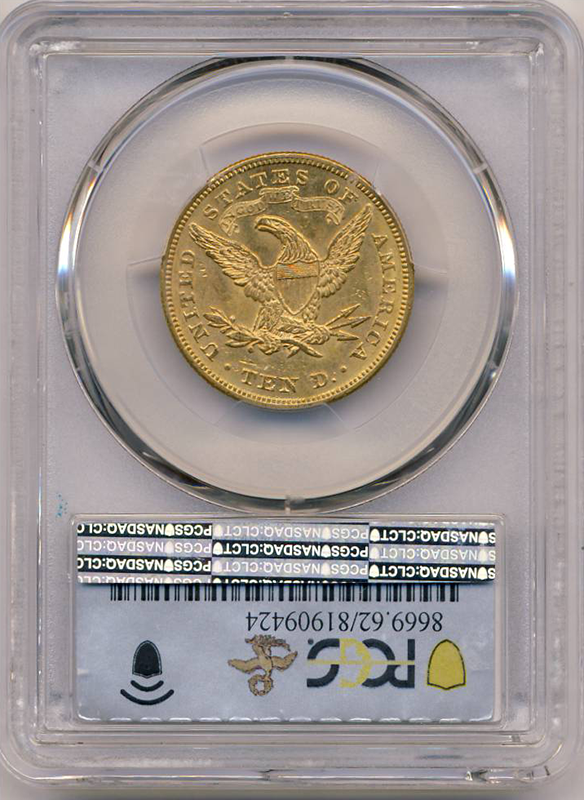 1874 $10 Liberty PCGS MS62 CAC 1874 $10 Liberty PCGS MS62 CAC