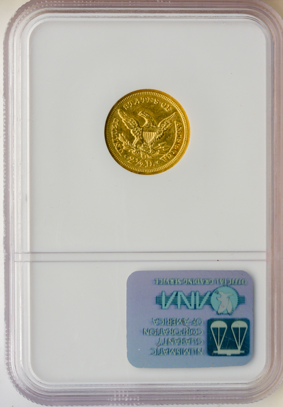 1850-O $2.50 Liberty NGC AU55