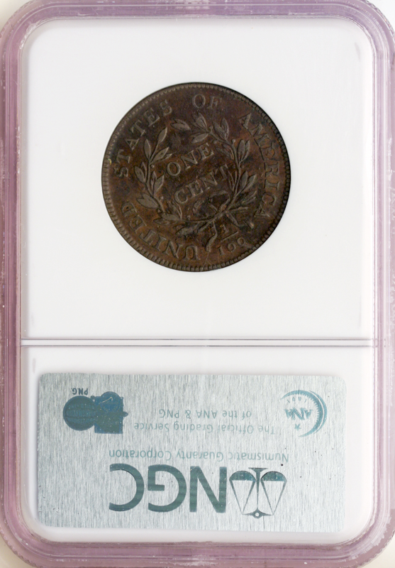 1803 Draped Bust Cent NGC AU53 Brown 1803 Draped Bust Cent NGC AU53 Brown