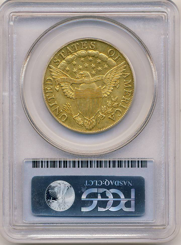 1801 $10 Draped Bust PCGS Au50 CAC 1801 $10 Draped Bust PCGS Au50 CAC
