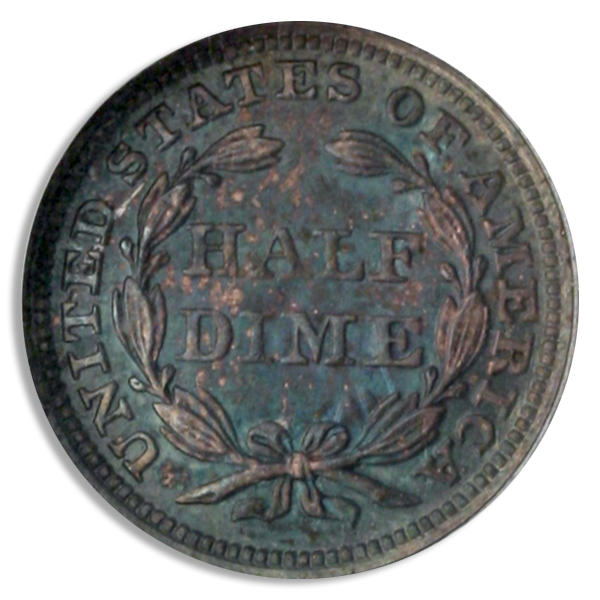 1858 Seated Liberty Half Dime NGC MS66 1858 Seated Liberty Half Dime NGC MS66
