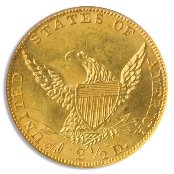 1839-O $2.50 Classic PCGS MS64 CAC