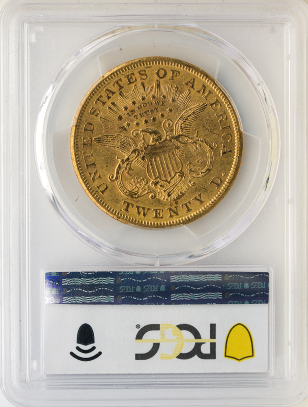 1874-CC $20 Liberty PCGS AU55 CAC