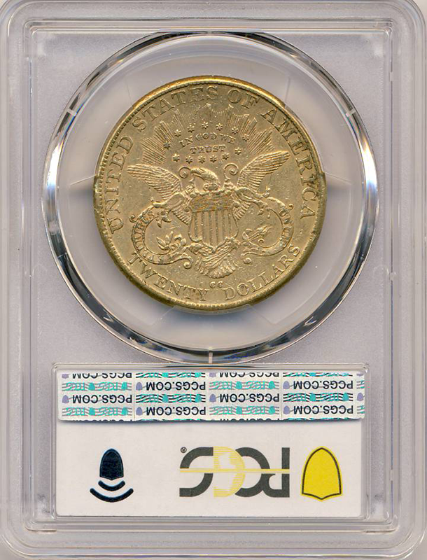 1890-CC $20 Liberty PCGS AU55 CAC