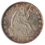 1854-O Liberty Seated Half Dollar Arrows PCGS MS66 CAC