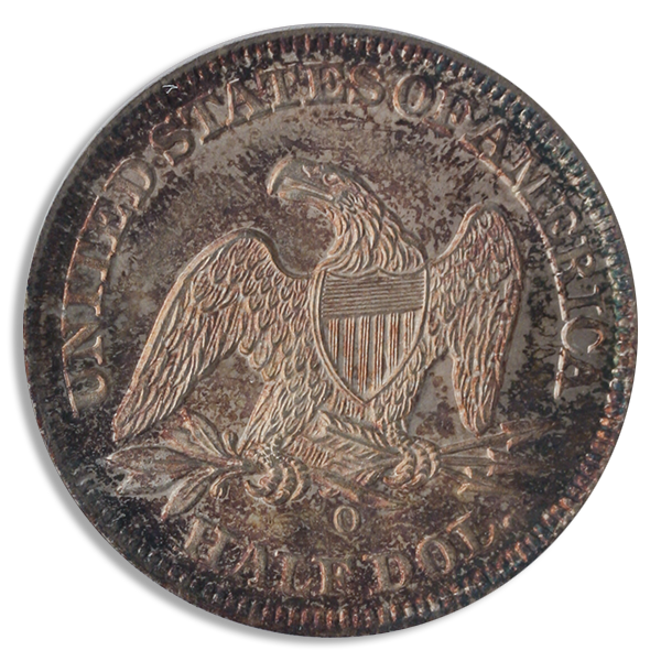 1854-O Liberty Seated Half Dollar Arrows PCGS MS66 CAC 1854-O Liberty Seated Half Dollar Arrows PCGS MS66 CAC