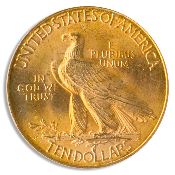 1909-S $10 Indian PCGS MS65