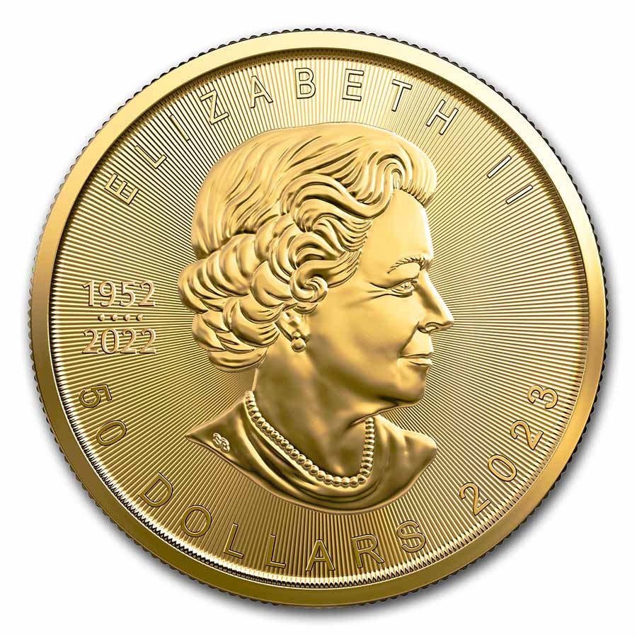 2023 1 oz. Gold Canadian Maple Leaf (BU)