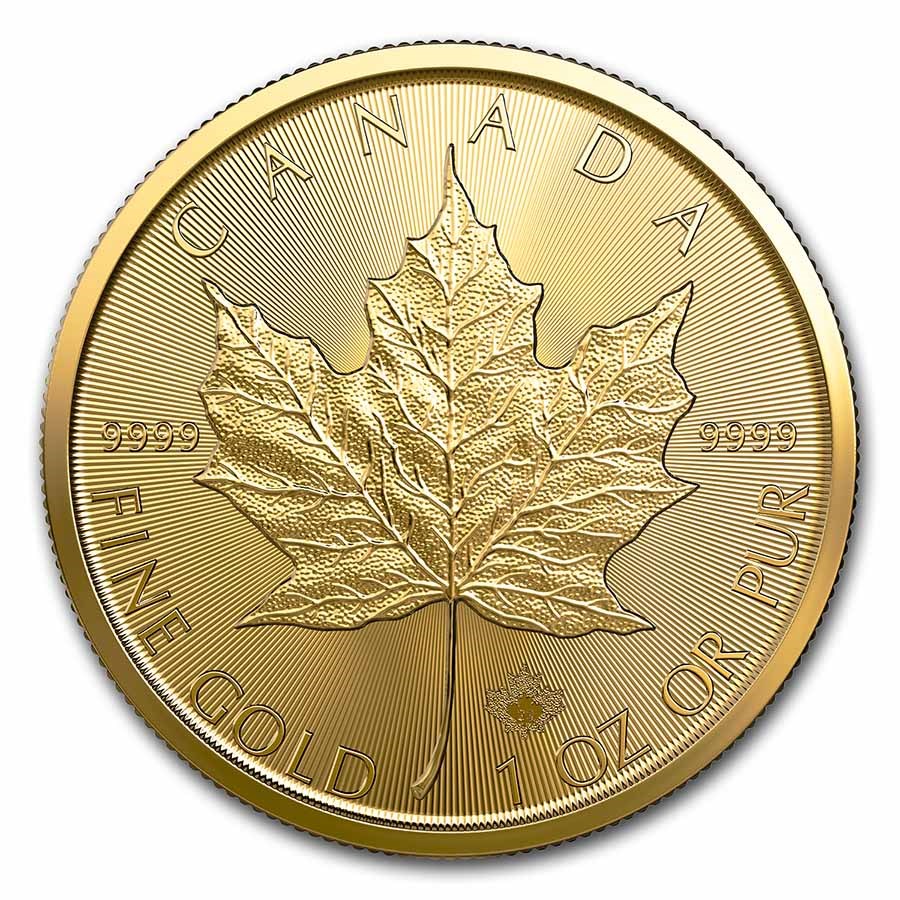 2023 1 oz. Gold Canadian Maple Leaf (BU)