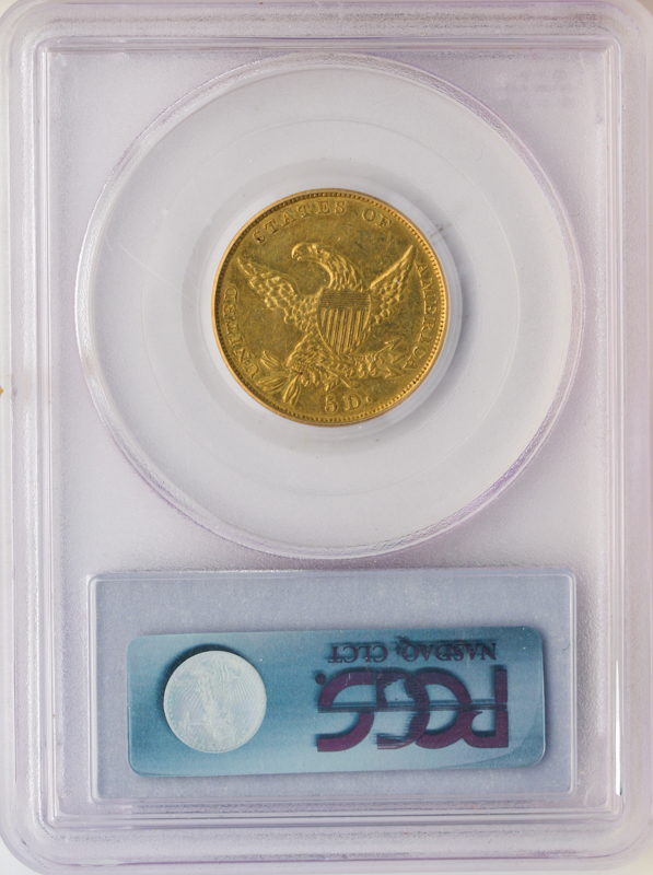 1835 $5 Classic PCGS AU53 CAC 1835 $5 Classic PCGS AU53 CAC