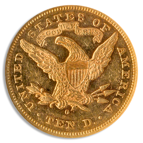 1879-O $10 Liberty NGC AU58 CAC 1879-O $10 Liberty NGC AU58 CAC