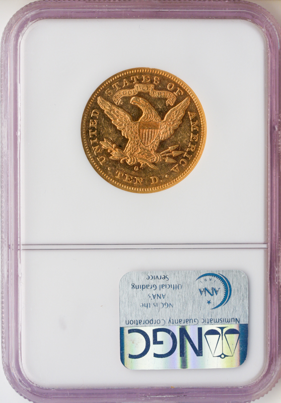 1879-O $10 Liberty NGC AU58 CAC 1879-O $10 Liberty NGC AU58 CAC