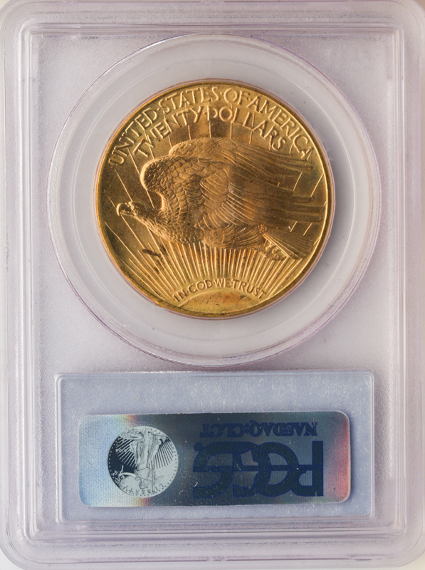 1923-D $20 St. Gaudens PCGS MS66