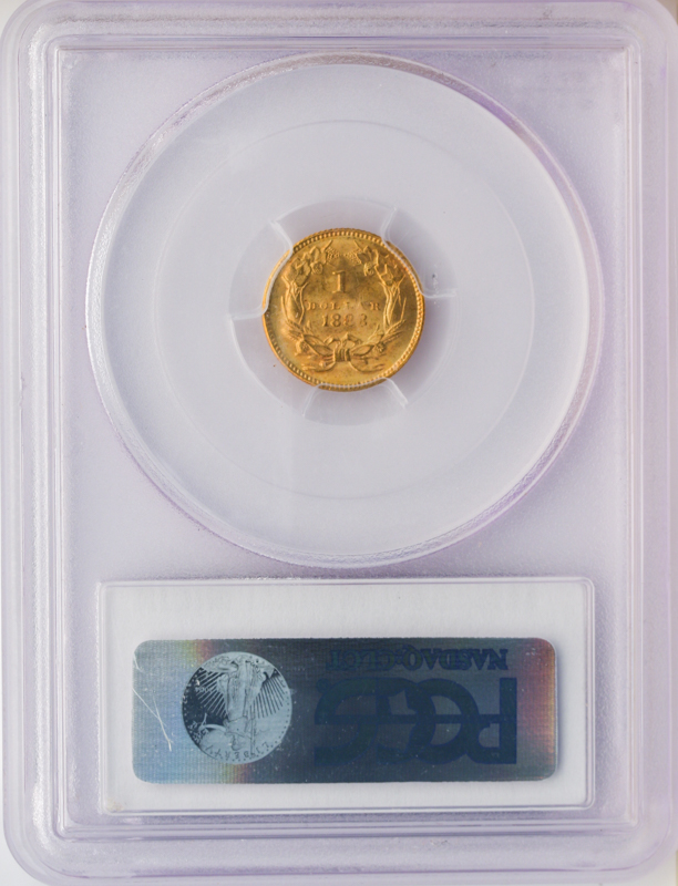 1888 Type 3 Gold $1 PCGS MS66 CAC 1888 Type 3 Gold $1 PCGS MS66 CAC