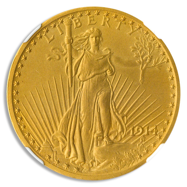 1914 $20 Saint Gaudens NGC PR67 CAC 1914 $20 Saint Gaudens NGC PR67 CAC