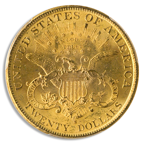 1899-S $20 Liberty PCGS MS63 CAC