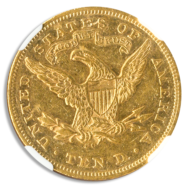1870-CC $10 Liberty NGC AU53 CAC