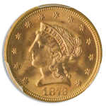 1873 $2 1/2 Liberty Closed 3 PCGS MS65 CAC
