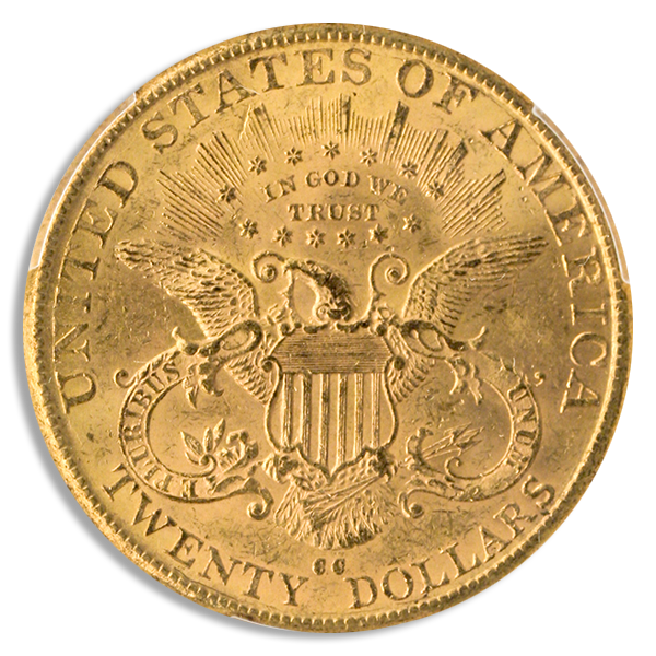 1890-CC $20 Liberty PCGS MS61 CAC