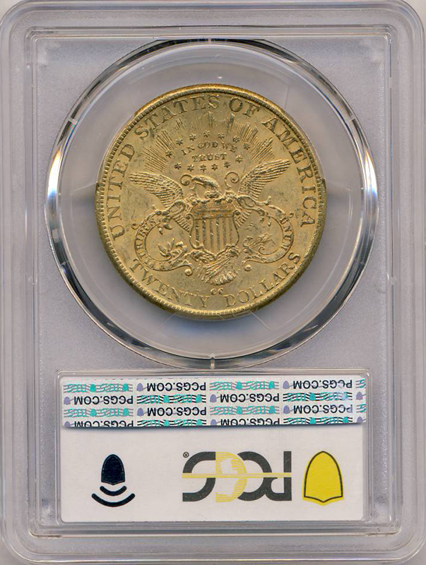 1890-CC $20 Liberty PCGS MS60 CAC