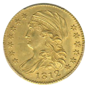 1812 $5 Capped Bust PCGS MS63 CAC