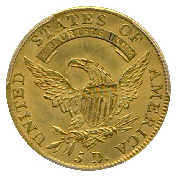 1812 $5 Capped Bust PCGS MS63 CAC 1812 $5 Capped Bust PCGS MS63 CAC